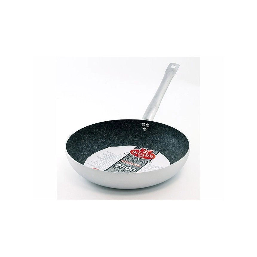 Ballarini B53T58 Linea 2800 Padella Svasata Alta Professionale Alluminio Antiaderente Kerastone Profi Granite 32 cm