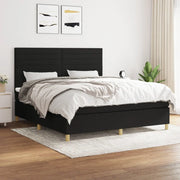 Giroletto a Molle con Materasso Nero 180x200 cm in Tessutocod mxl 99772