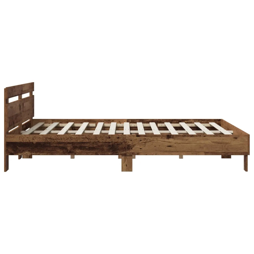 Struttura del letto Legno antico 140 x 190 cm 3446590