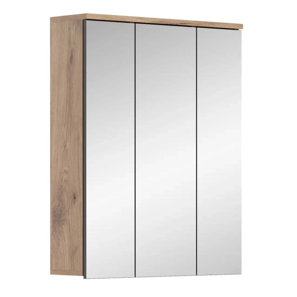 Mobile contenitore con specchi – Rovere chiaro – SELMA