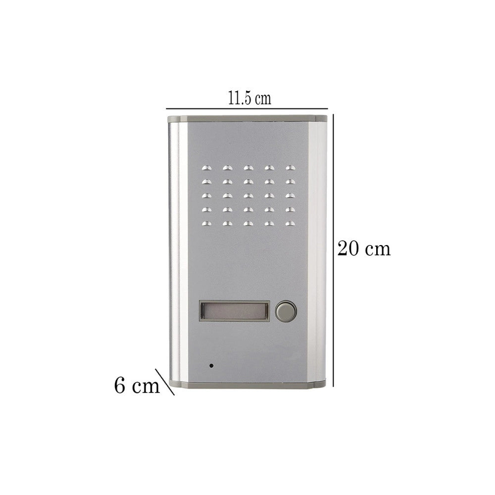 Trade Shop - Citofono Per Esterno Esterni A 2 Fili Pulsante Apertura Cancello Luckarm 3208a -