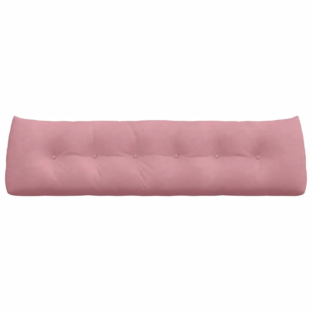 Cuscino per Schiena Rosa 180 x 24 x 50 cm Velluto
