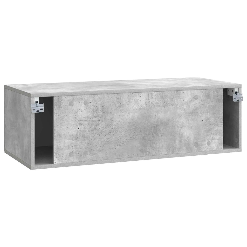 Mobile Porta TV da Muro Grigio Cemento 98 x 41 x 30 cm 898528