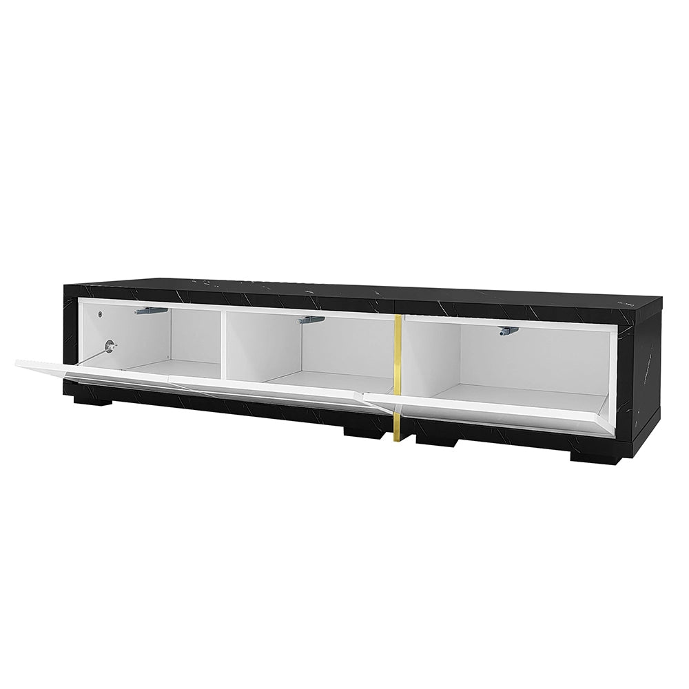 Mobile TV estensibile - Xylo - 140-260cm marmo nero