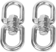 Set di 2 ingranaggi in acciaio inossidabile per reti da lettura con rotazione 360° - Accessorio per reti da lettura universale per esterni - Kit di fissaggio per reti da lettura per esterni - M6 Swivel con rotazione 360°