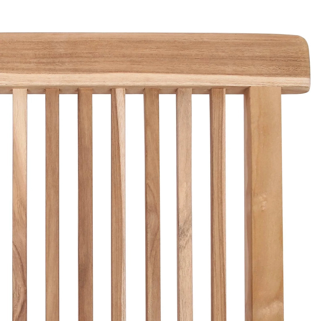 Sedia da giardino pieghevole 2 pcs Naturale 42028483