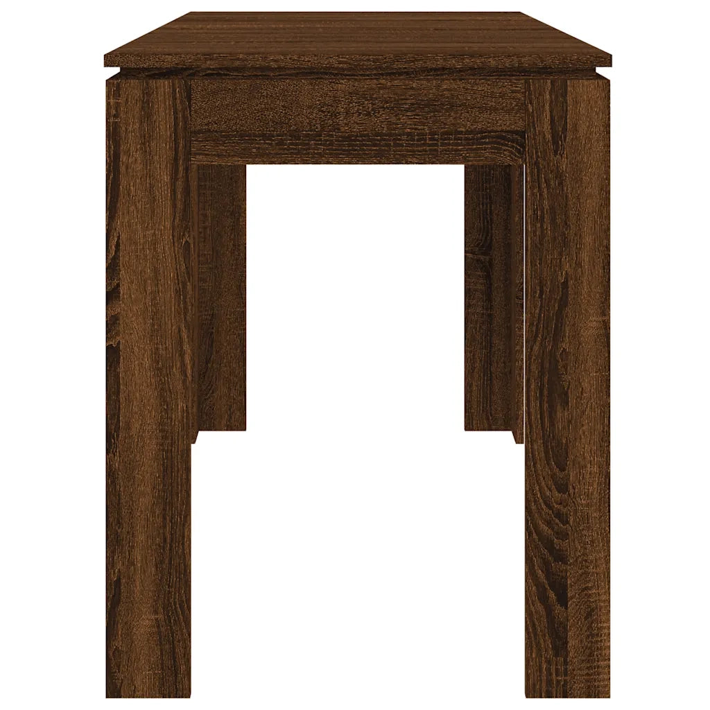 Tavolo da Pranzo Rovere Marrone 120x60x76 cm Legno Multistrato 815389