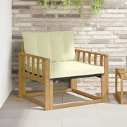 Set di divani da esterno-Sofa da giardino Legno di Acacia Massello e Textilene 933391