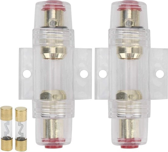 Fusibile per Auto Audio - 60A 80A Fusibile per 4 6 8 Gauge Cavo 12-24V.