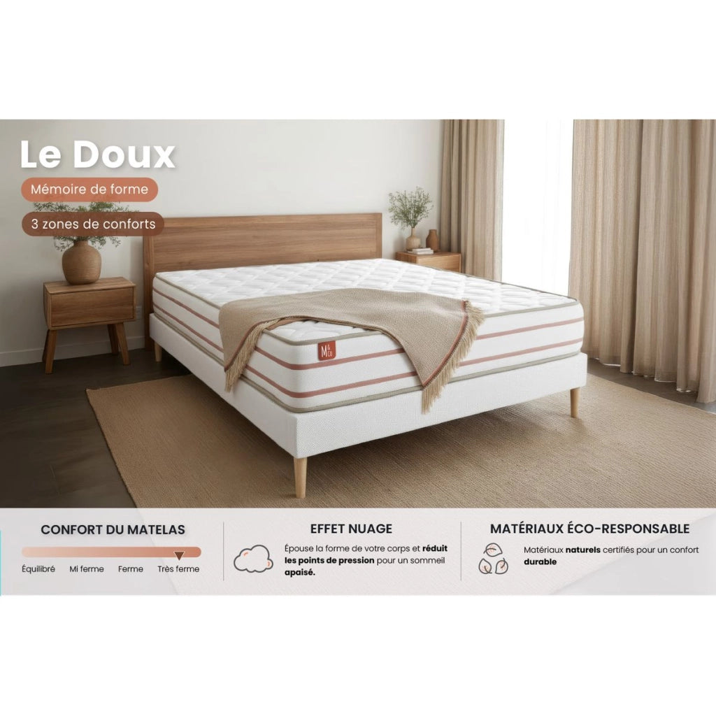 Set materasso e base 90x200 cm - Le Doux