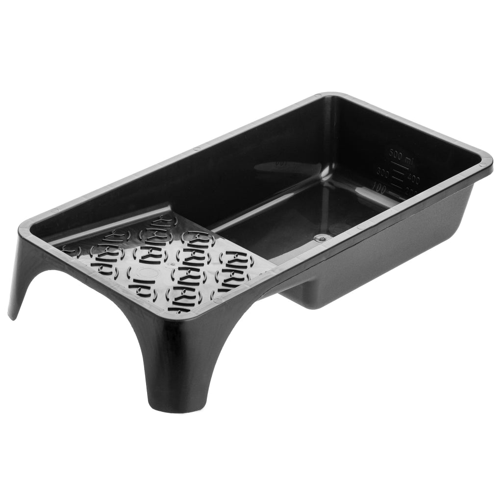 Vassoio grande per pittura KADAX 155x295 mm per set di rulli per pittura, colore nero, 12 pezzi