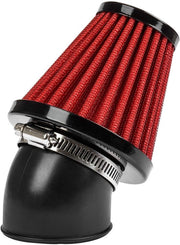Filtro a forma di cono da 42 mm - filtro d'aria per scooter - utilizzo universale - rosso/verde - adatto per motocross e biciclette a motore
