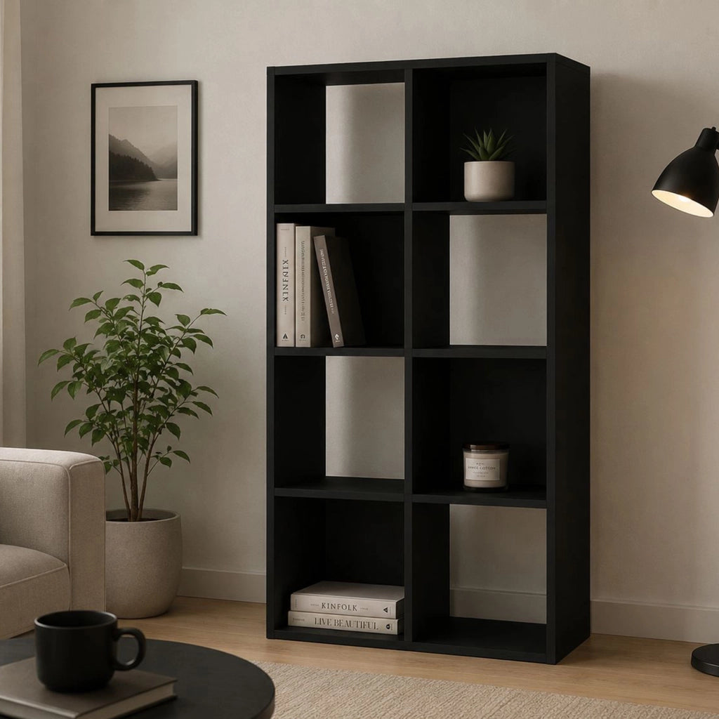 Biblioteca Lifatila, Libreria 6 Ripiani, 61x30x121h cm Beige