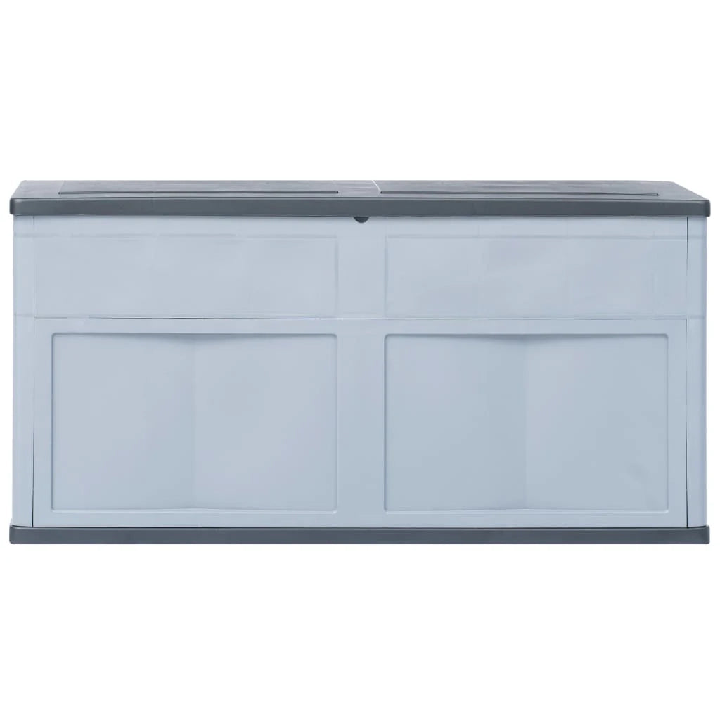 Baule/box da giardino 320 litri grigio/nero 02_0013030