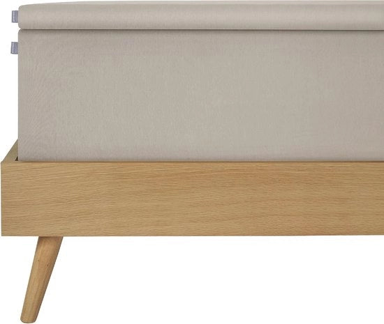 Letti in Lino 180x200 cm con 95% Cotone e 5% Elastan – Adatto per Boxspring e Acqua – Lenzuola con Cintura e Qualità Duratura