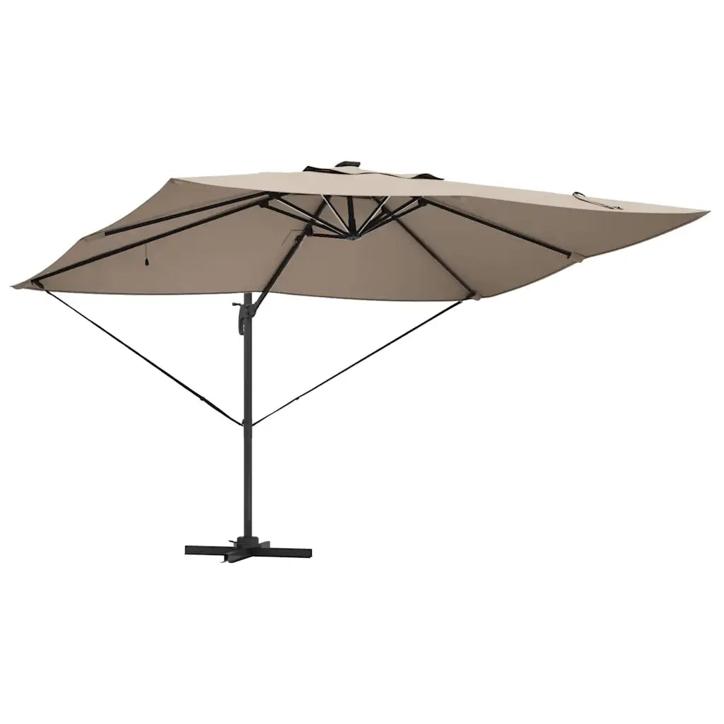 Ombrelloneda-Ombrello da giardino balcone Talpa 352 x 251 x 265 cm Poliestere e Alluminio