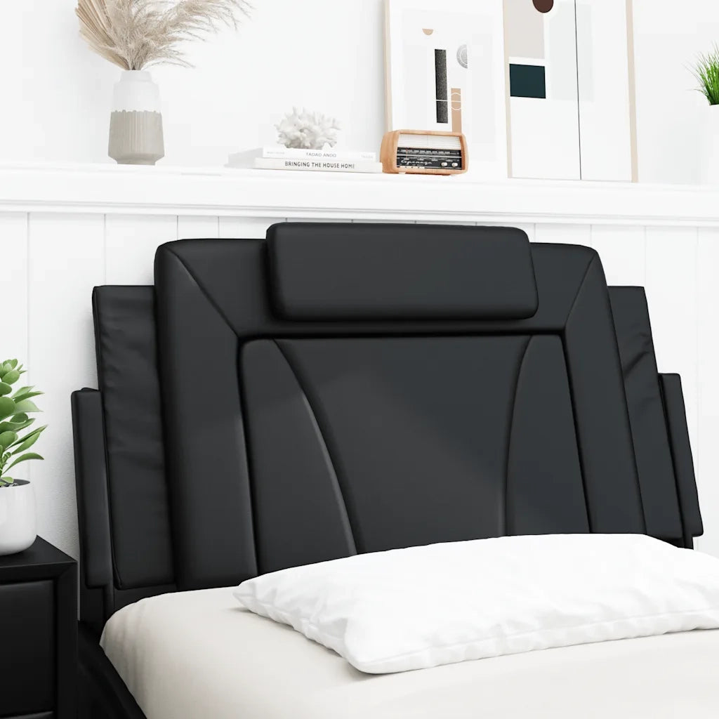 Cuscino Testiera Viana Nero 100 cm in Similpelle CFW7824338