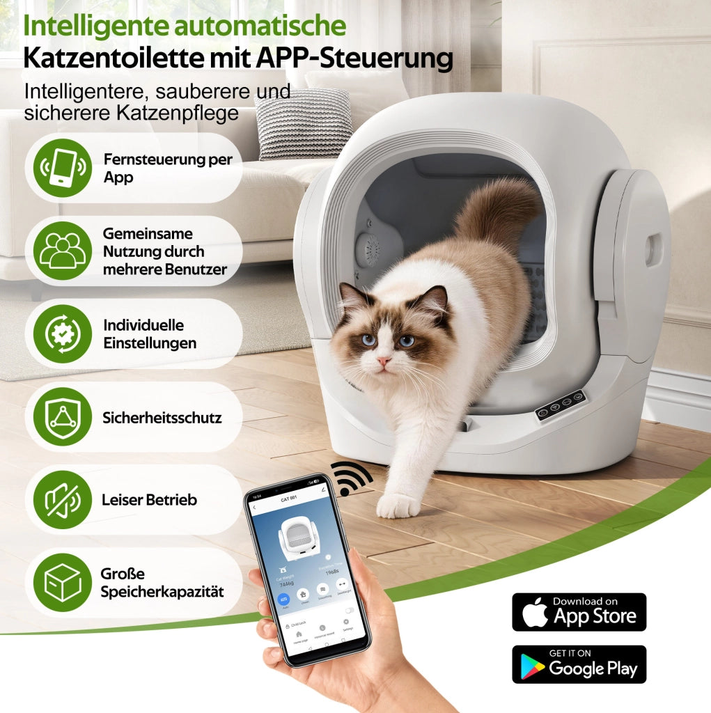LETTIERA Automatica con App 68 L Bianca