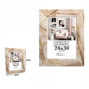 Trade Shop - Cornice Foto Portafoto Quadri Tele Poster 24 X 30 Cm Modello Effetto Marmo 71665 -