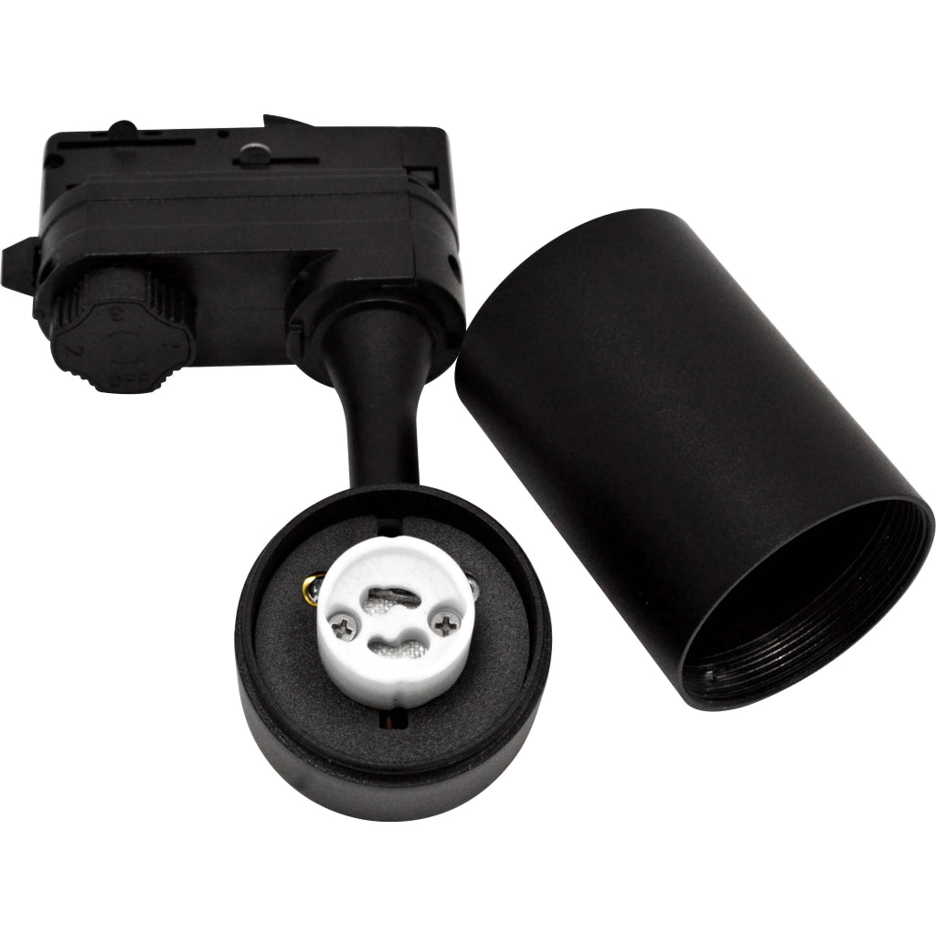 Track Light porta faretto GU10 50x100mm Nero