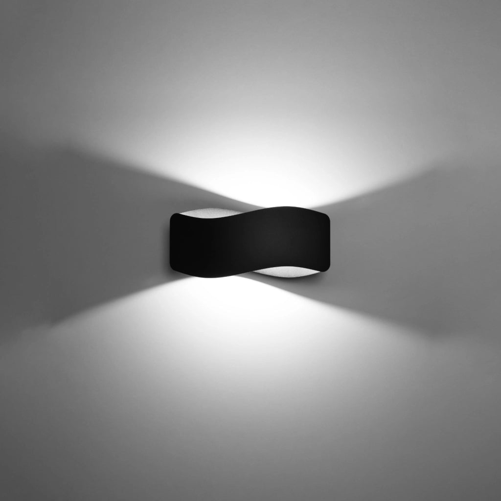 Applique da parete CEDARA 30 nero metallo G9 Pure Lume