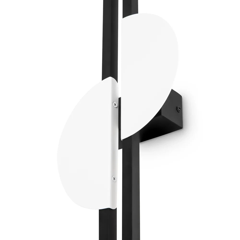 Maytoni Applique Moderna Skyline 1 luce LED integrato nero alluminio