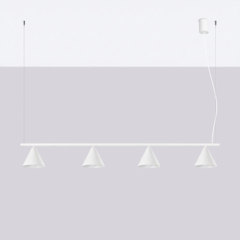 Lampadario NOX 4L bianco