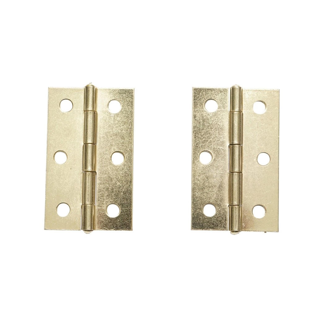 Set di 2 cerniere invisibili per mobili – 63,5 × 41,5 mm zincate con viti