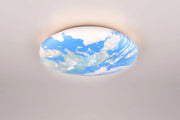 TERRA PLAFONIERA LED 15W 1500lm, 3000K EFFETTO TERRA MULTICOLRE IN PLASTICA D. 37CM IP44