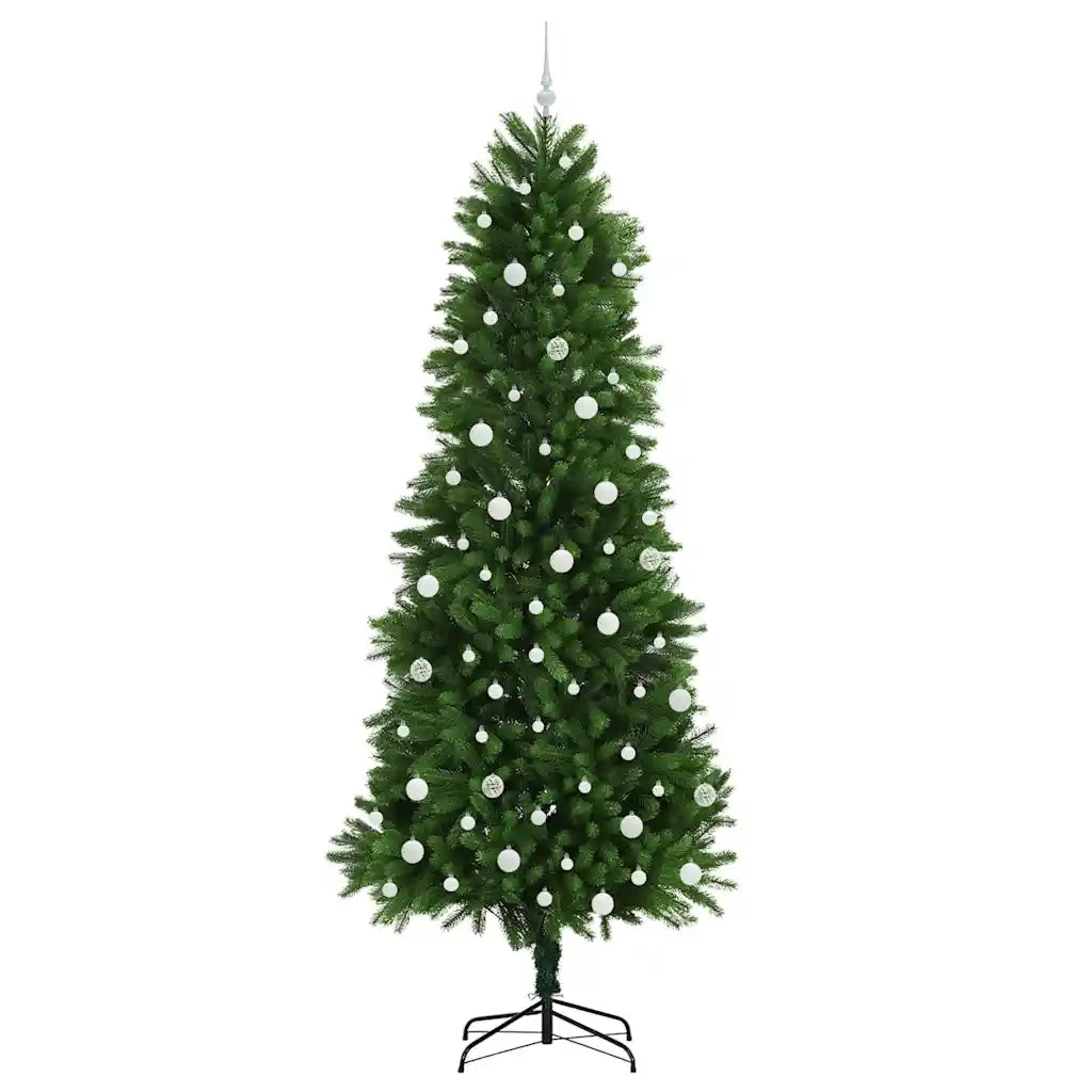 Albero di Natale | Decorazioni natalizie con 300 LED con supporto Verde 240 cm PE