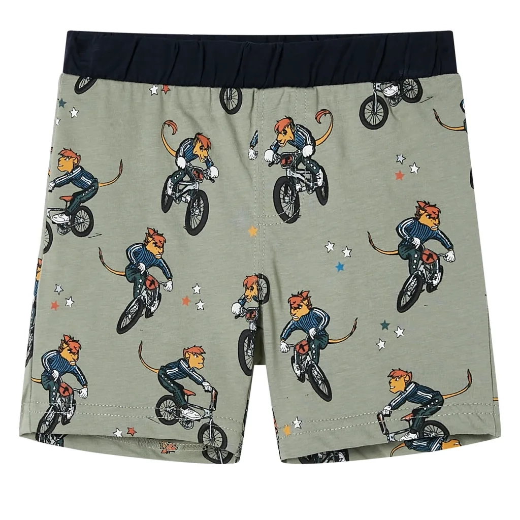 Pigiama da Bambino a Maniche Corte Cachi Chiaro 92 11864
