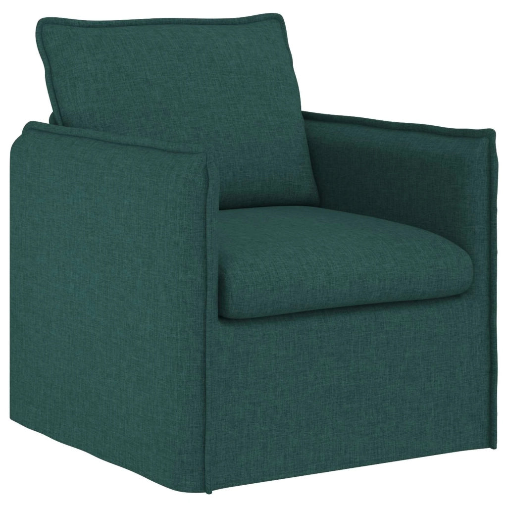 Divano Verde Scuro 195 x 82 x 85 cm Tessuto