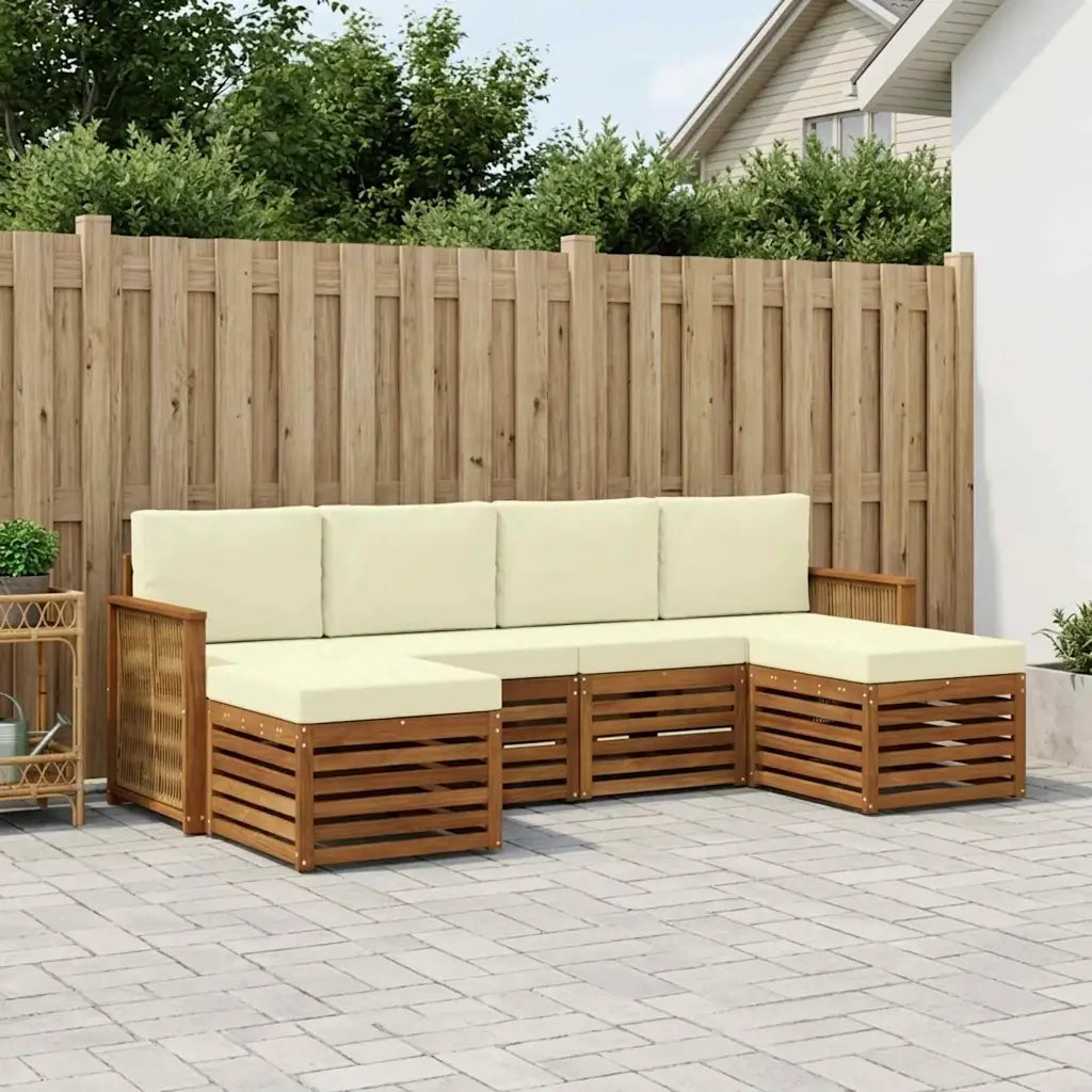 Set divani Legno di Acacia Massello 3384686