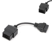 Adattatore OBD2 diagnostico - 17-pins a 16-pins - Adatto per Toyota - 100% Nuovo - Colore come mostrato