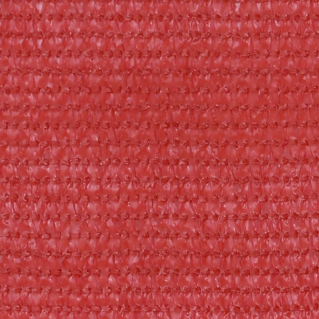 Schermo per balcone schermo per la privacy 75 x 300 cm HDPE rosso 02_0010352