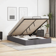 Struttura Letto Pouf senza Materasso 140x200 cm Similpelle