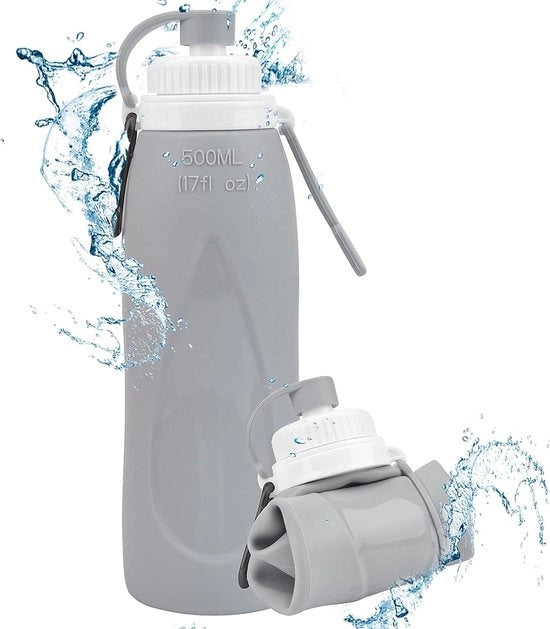 Sacca Sport Opvouabile con Filtro per Bicicletta e Campeggio, 500 ml