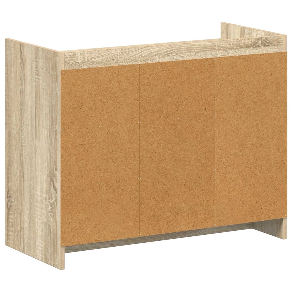 Mobile per scarpe Rovere Sonoma 85 x 39,5 x 70 cm 8011365