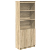Credenza | Madia | Buffet da pranzo | Armadio da pranzo Rovere Sonoma 70x35x180 cm in Legno Multistrato