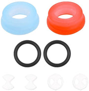 Set di riparazione per rubinetti - 8 componenti - ceramica/silicone - O-ring - rubinetto fessurato - riparazioni per la doccia - set di riparazione per rubinetti
