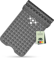 Mat antiscivolo per doccia o bagno con ganci di aggancio
