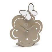 orologio farfallina decorato Sabbia in Ferro 13x17cmh