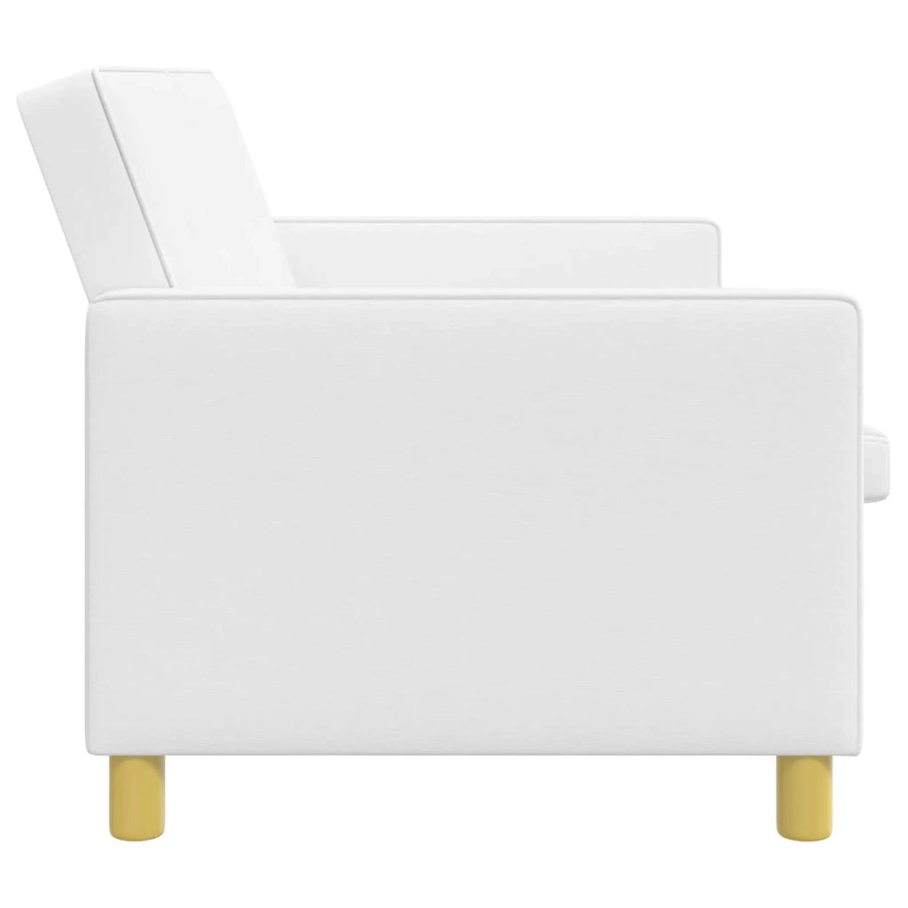 Divano Letto Estraibile Bianco Tessuto 42033349