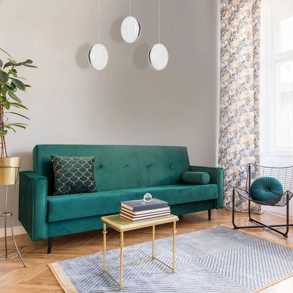 Lampadario Milagro LIRA LED 28W bianco/cromo ML5497