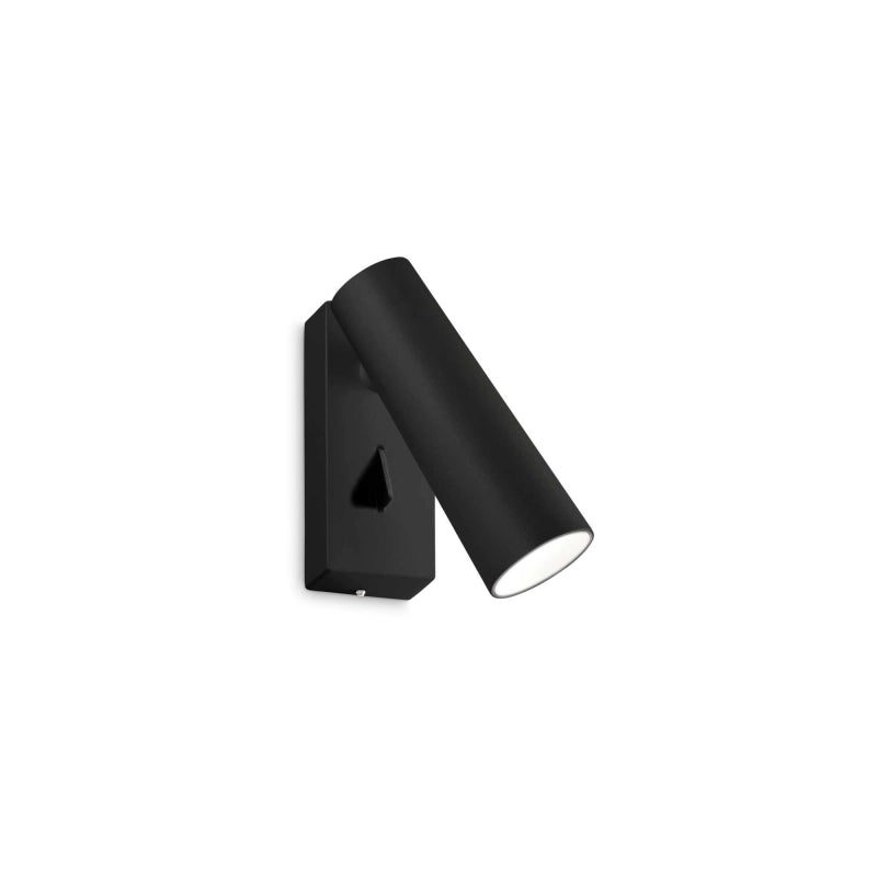 Lampada Da Parete Pipe Ap Nero Ideal-Lux