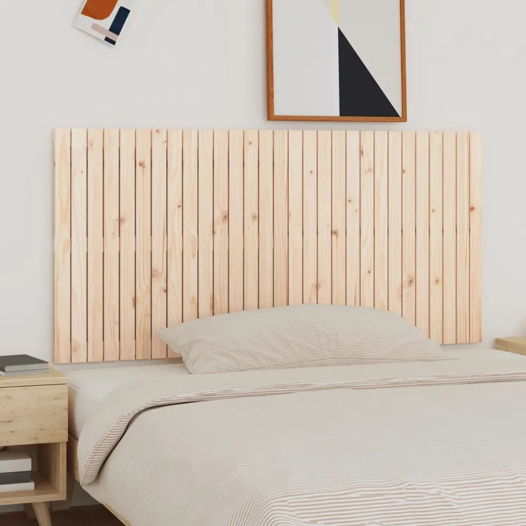 Testiera | Testata da Parete 185x3x90 cm in Legno Massello di Pino