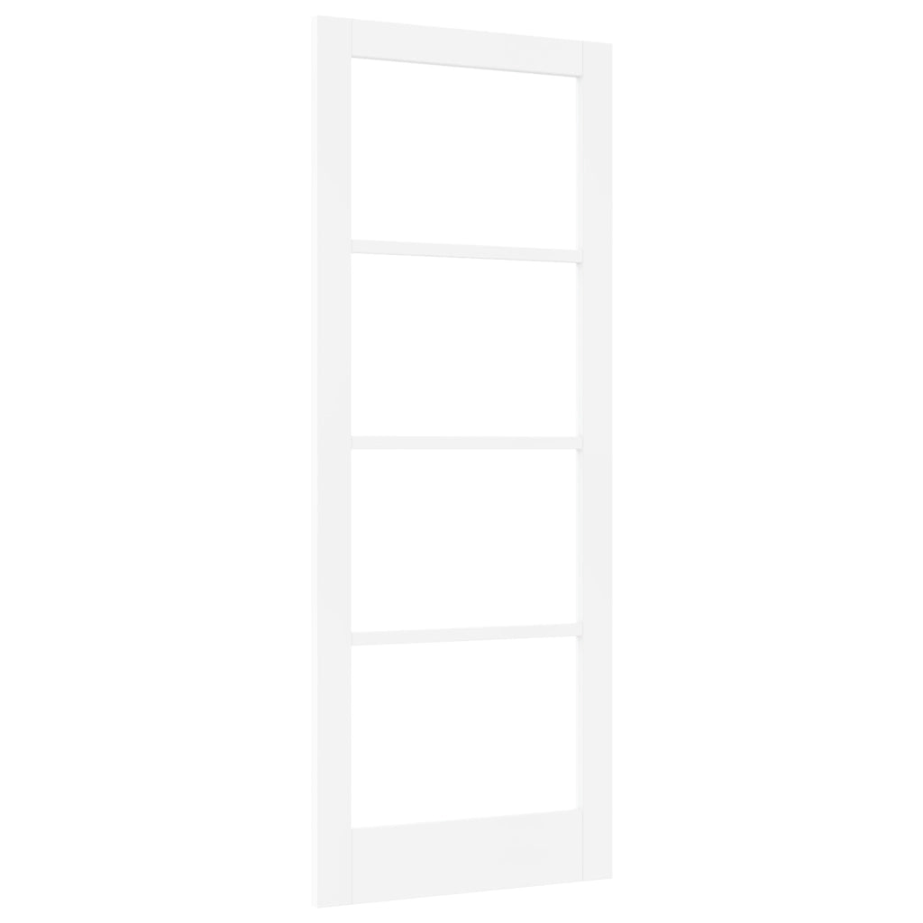porta interna con vetro "ORKDAL" bianca 83x211x4 cm