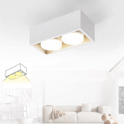 ZMH Faretto da soffitto LED 2 fiamme da incasso GX53 bianco