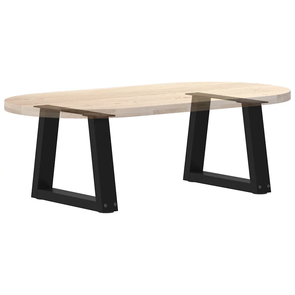 Gambe per Tavolino da Caffè a Forma di V 2 pz Nere 30x(30-31,3) cm Acciaio 4012520