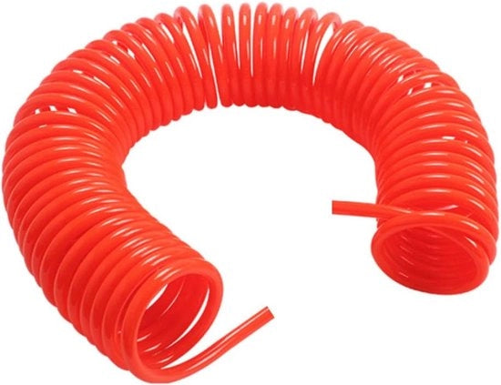 Serpentina di compressione in PU flessibile 8 mm x 5 mm - Tubo spirale per compressore (12 m)